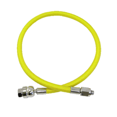 XS Scuba Miflex D5 (Dual Swivel) Lp Hoses - Yellow