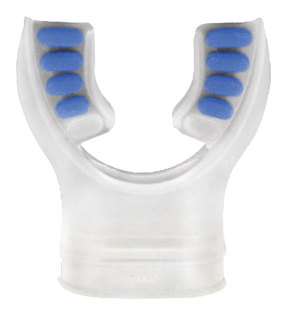 XS Scuba Mouthpiece Clear/Blue