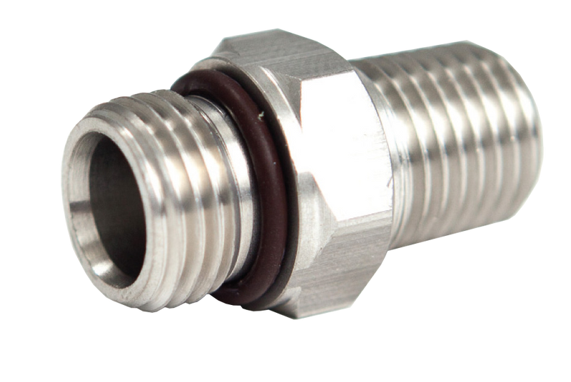 XS Scuba SS Adapter 9/16"-18 to 1/4" NPT