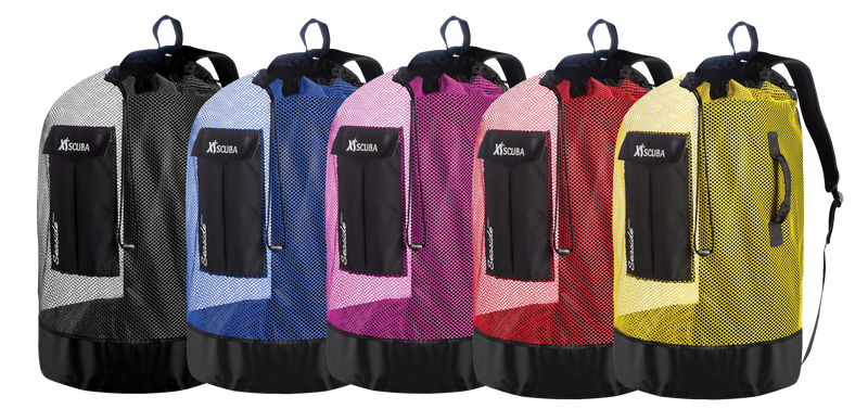 deluxe dive gear XS Scuba Seaside Deluxe Mesh Bag Red