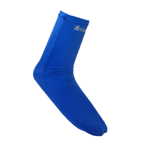 XS Scuba Spandex Socks - Blue