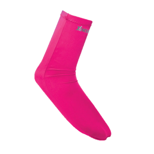 XS Scuba Spandex Socks - Pink