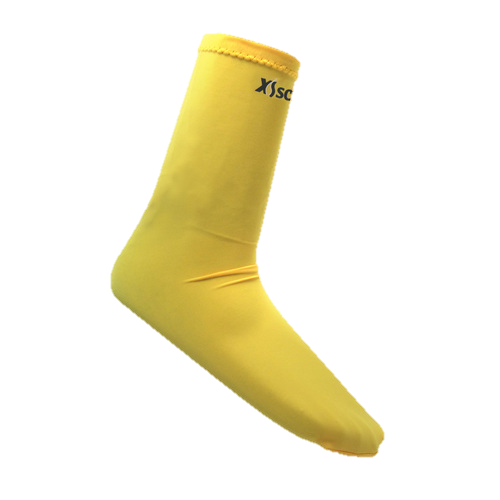 XS Scuba Spandex Socks - Yellow