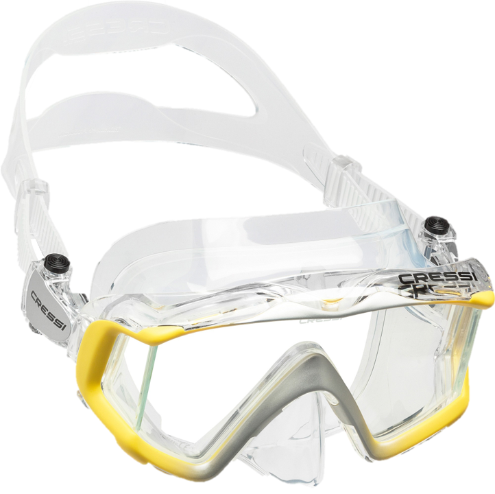 Cressi Liberty Triside Mask - Clear & Gold
