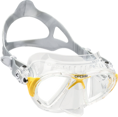 Cressi Nano Crystal Mask - Clear & Yellow