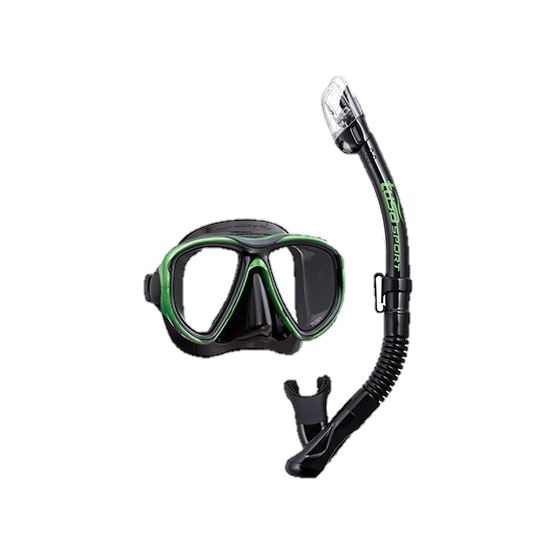 TUSA Powerview Adult Dry Combo - Black & Ocean Green