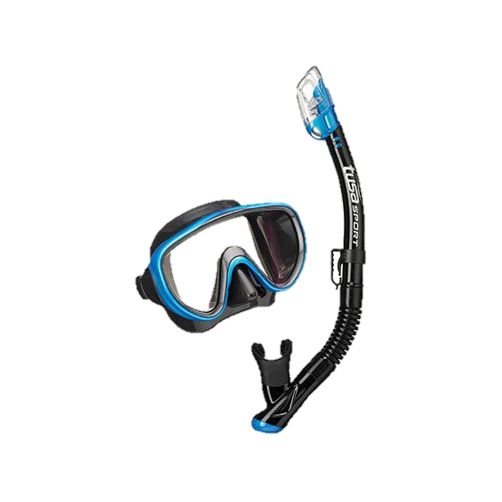 TUSA Serene Adult Combo - Black & Fish Tail Blue